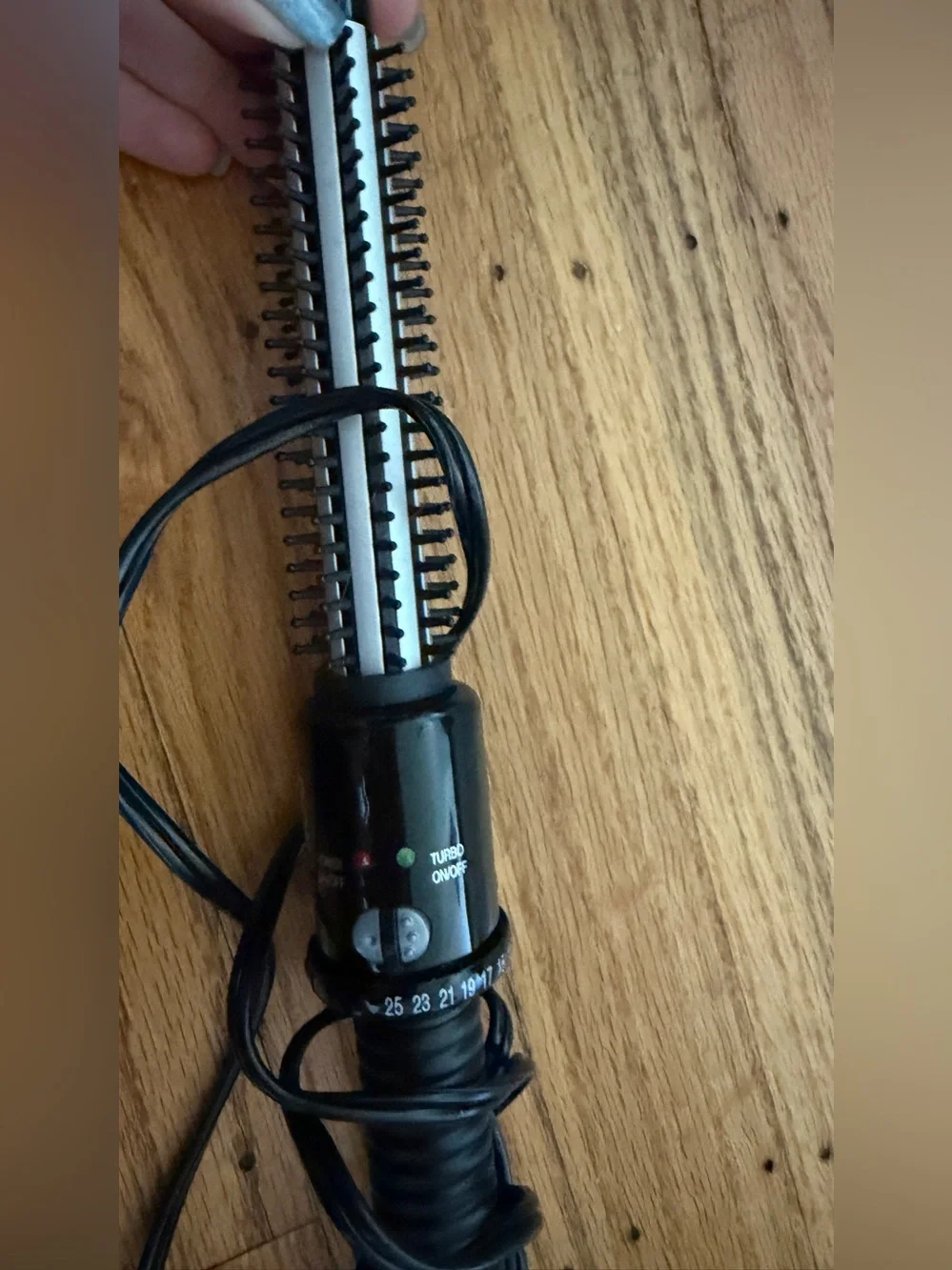 Conair Black Instant Heat Hot Air Styling Brush for Women